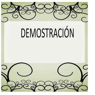 Demostración