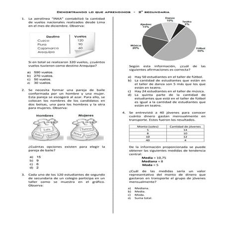 Demostrando lo que aprendimos