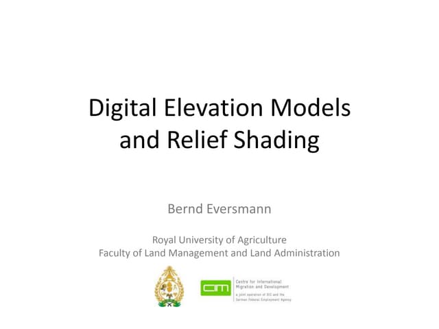 Digital Elevation Models