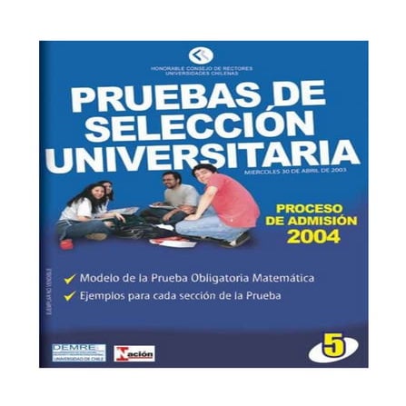 Demre matematicas 2003