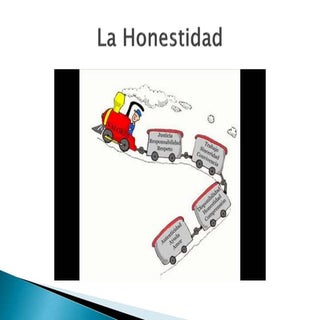 Demuestro mis valores la honestidad