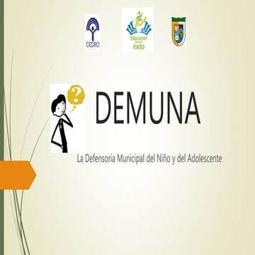 Demuna taller cedro | PPTX