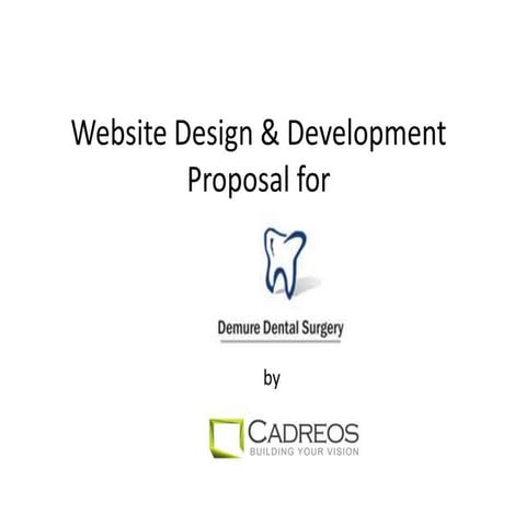 Website Proposal for Demure Dental Clinic