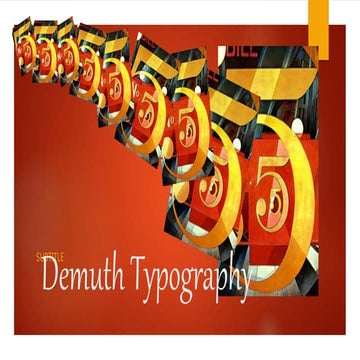 Demuth typography