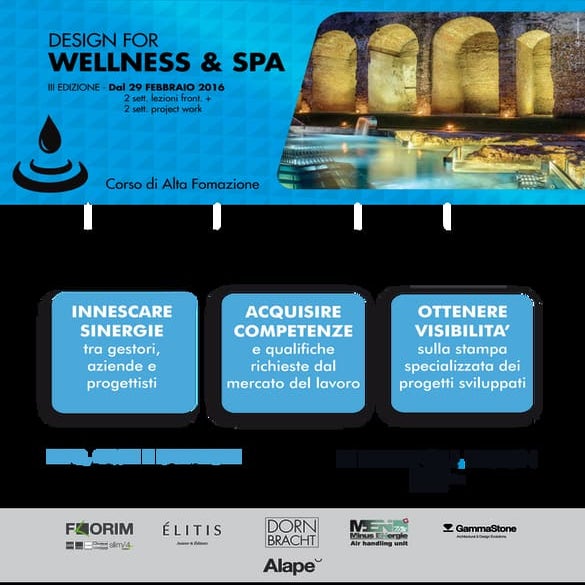 Corso di Alta Formazione Design for Wellness & SPA 2016 | PDF