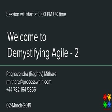 Demystifying agile   2