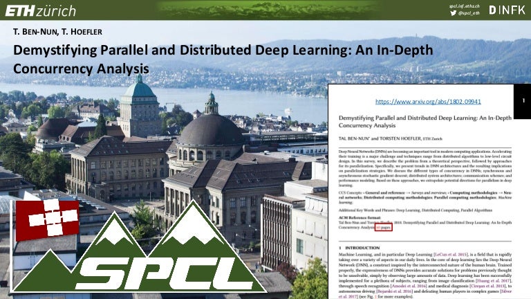 parallel and distributed deep learning