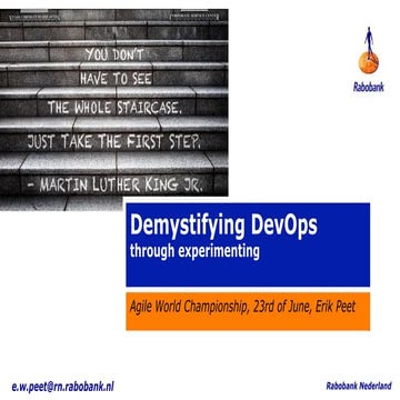 Demystifying devops