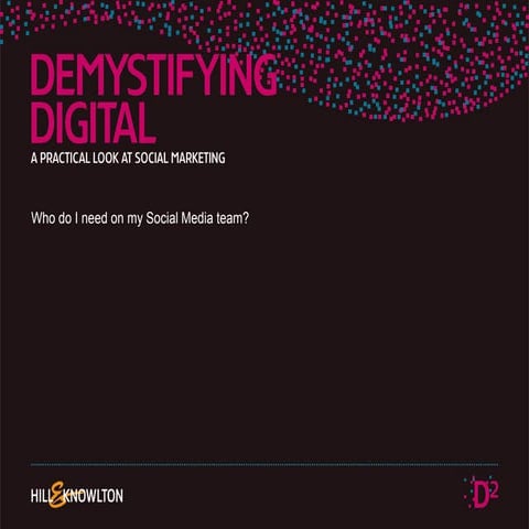 Building a social media team