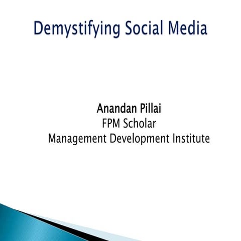 Study on impact of social media marketing in india | PPTX