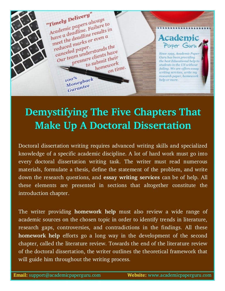 Demystifying the dissertation