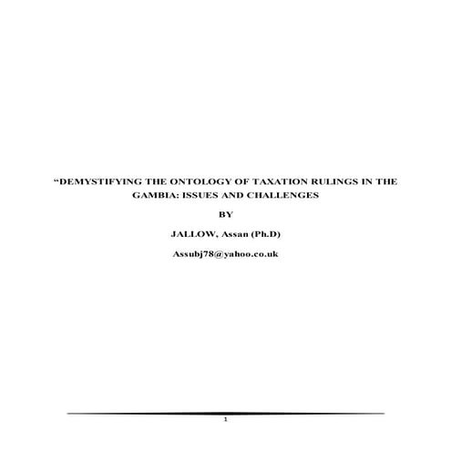 Demystifying the ontology of taxation rulings