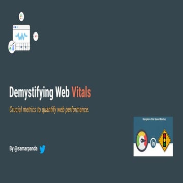 Demystifying Web Vitals