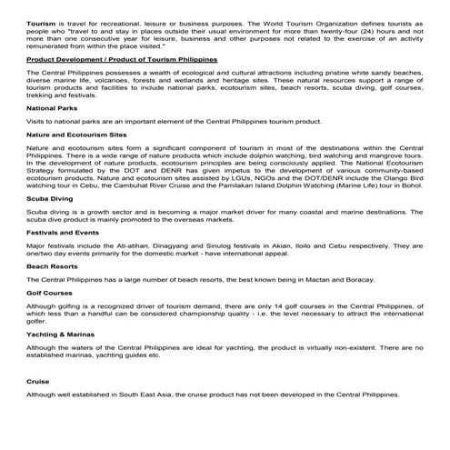 Demz assign in tourism