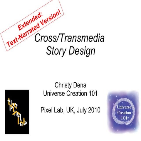 Cross/Transmedia Story Design