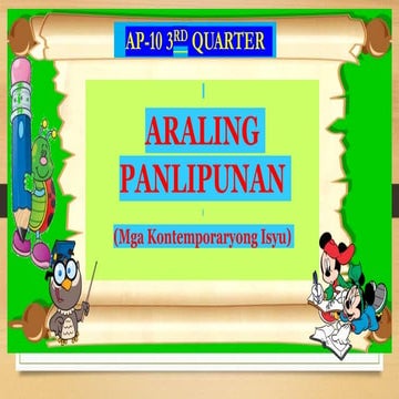 DENAGA-COT 3RD QTR-AP10...MY TOPIC PRESNTED