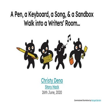 A Pen, a Keyboard, a Song, and a Sandbox Walk into a Writers' Room