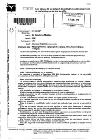 Denderse Moskee wijzigt naam