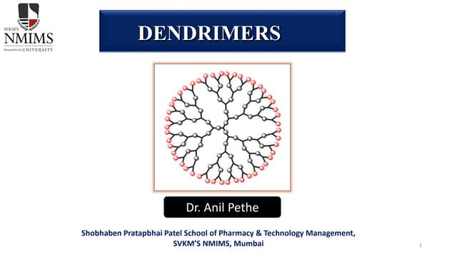 Dendrimers in drug delivery