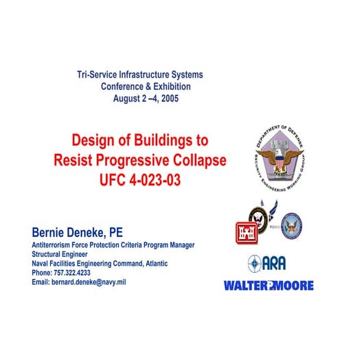 Progressive collapse