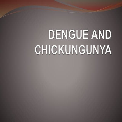 Dengue and chickungunya