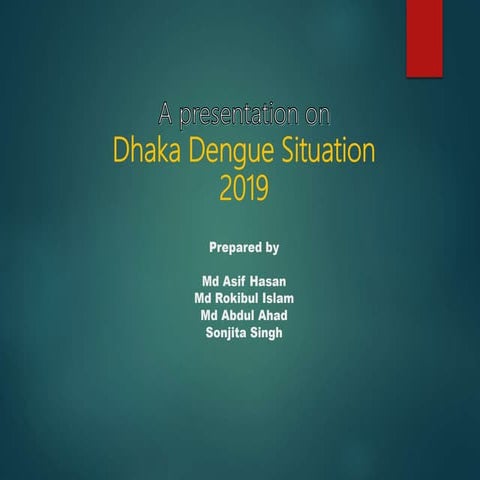 Dengue Situation in Bangladesh