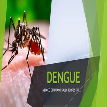 EL Dengue con signos y sin signos de alarmas | PPTX
