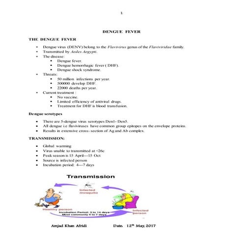 Dengue fever | DOCX