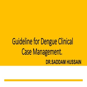Dengue in Pregnant woman by Dr. Arfa Rashid, Services Hospital Lahore ...