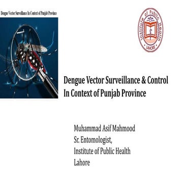 Dengue Vector surveillance Pakistan.pptx