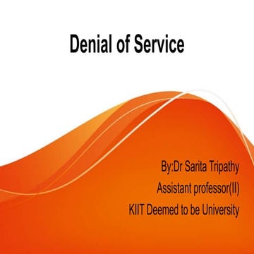 Denial of service