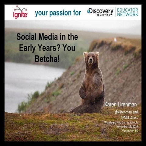 Social Media in the Early Years? You Betcha!