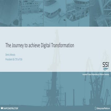 Denis Morais Journey to Digital Transformation Pi Marine 2019