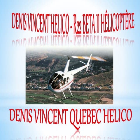 Denis vincent helico   r22 beta ii hélicoptère