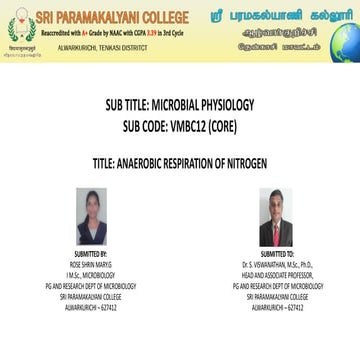 Anaerobic respiration of Nitrogen (Denitrification)-Nitrogen, Nitrogen cycle,...