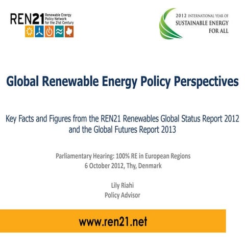 Global Renewable Energy Perspectives 