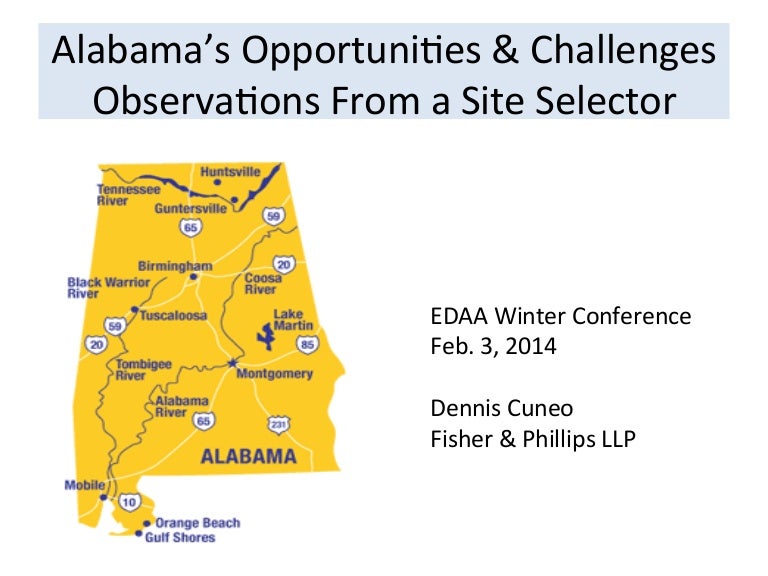 Alabama's Opportunities and Challenges