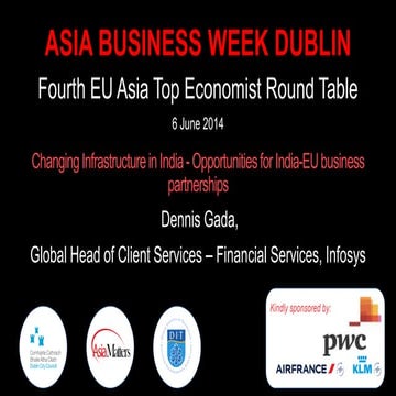 Dennis Gada, Infosys,  Asia Business Week Dublin 2014