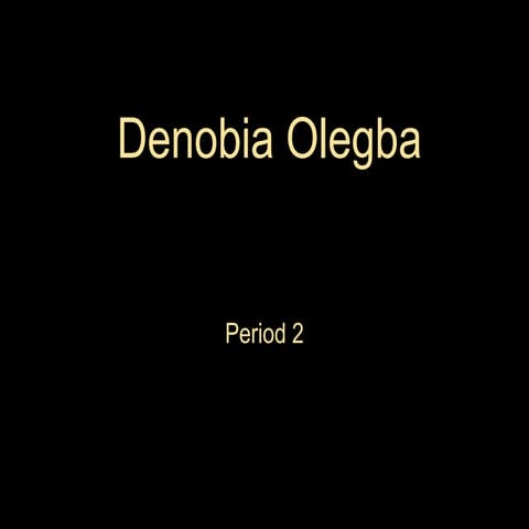 Denobia olegba