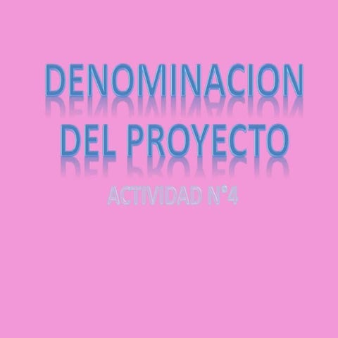 Denominacion del proyecto powerrr