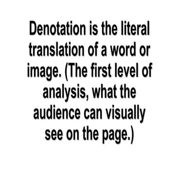 Denotation and connotation | PPT