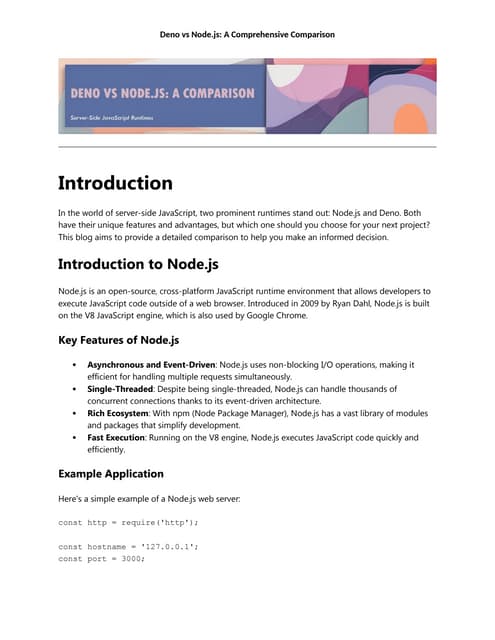 Deno vs Node.js: A Comprehensive Comparison.docx