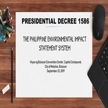 DENR-PENRO-Bulacan-Presentation Philippine EIS | PDF