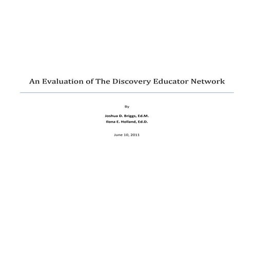 DEN Impact Study 2011