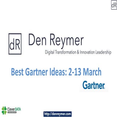 Gartner Insights 1/2 March 2015 - Den Reymer 