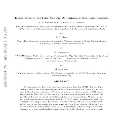 Dense cores in_the_pipe_nebula_an improved_core_mass_function