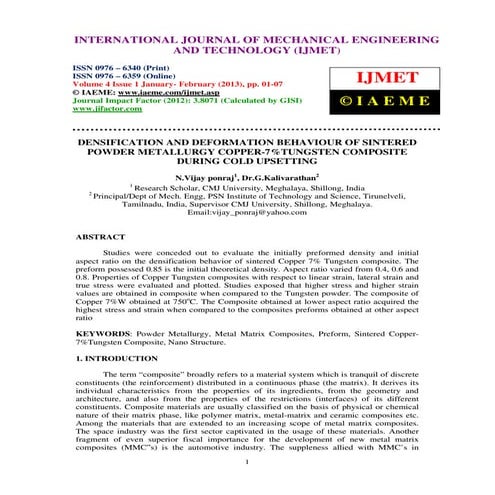 Densification and deformation behaviour of sintered