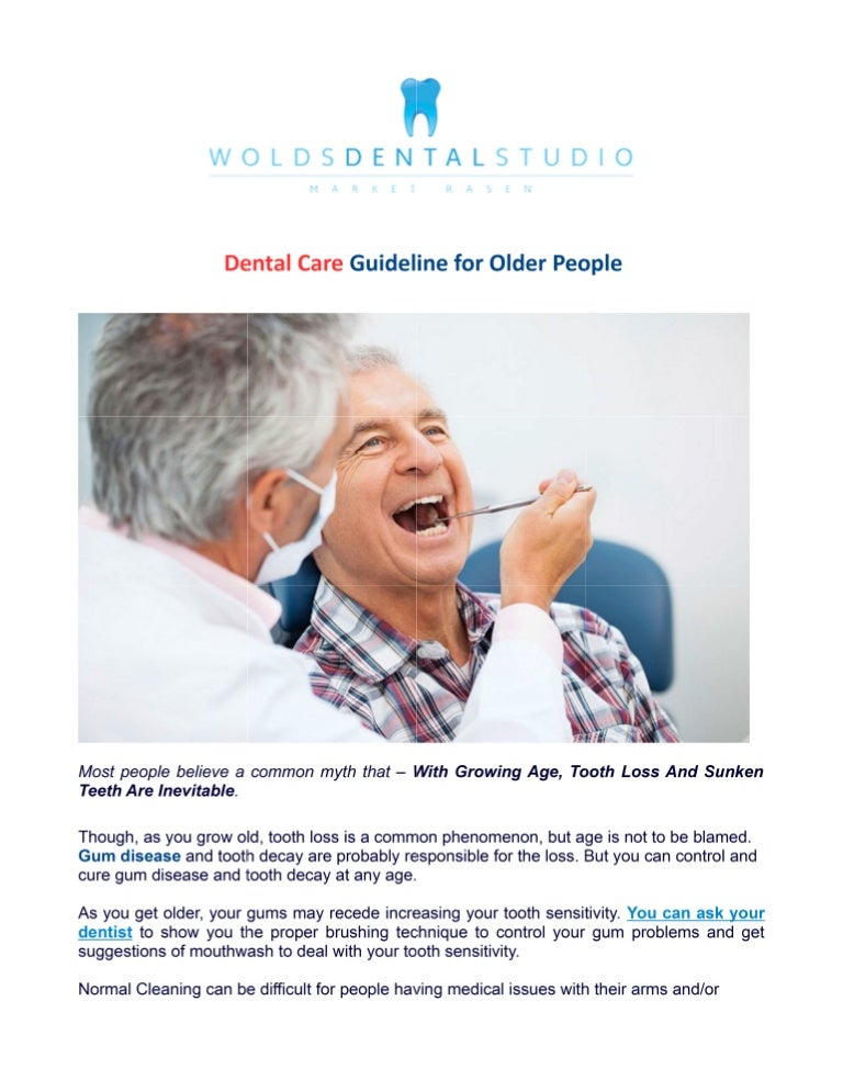 Dental Care for Seniors
