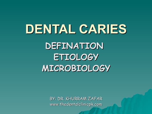 Dental Caries