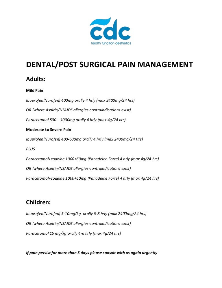 Dental Pain Management from Complete Dental Care